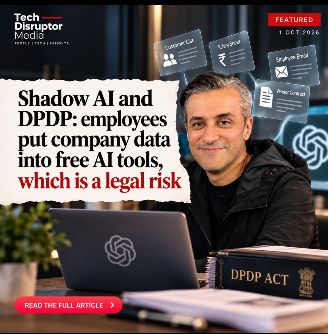 Raj Goodman LinkedIn post